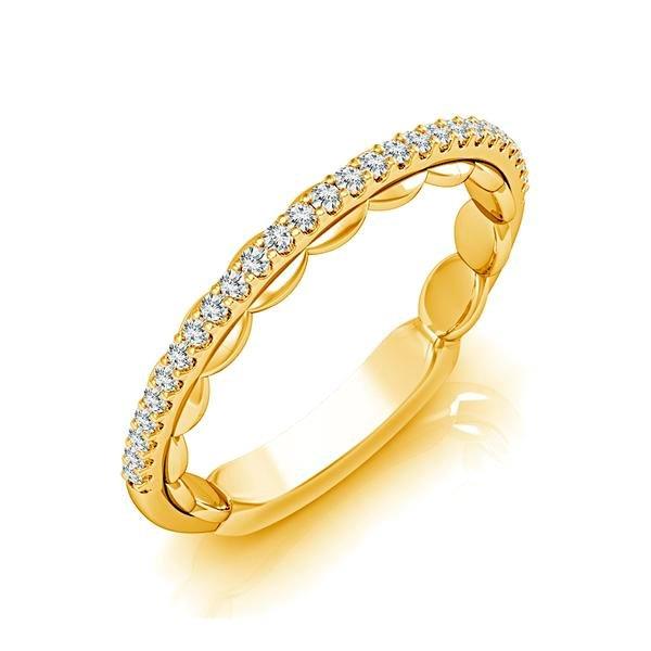 Diamond Band 0.16 ct tw Round 18k Yellow Gold