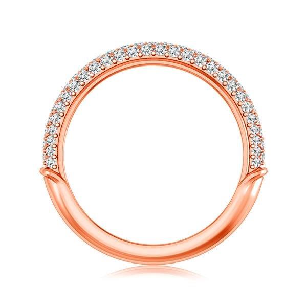 Diamond Band 0.5 ct tw Round 18k Rose Gold