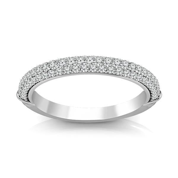 Diamond Band 0.5 ct tw Round 14k White Gold