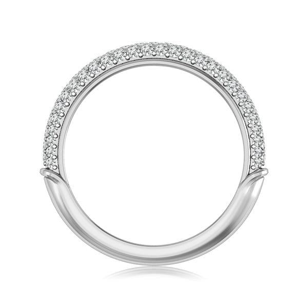 Diamond Band 0.5 ct tw Round 14k White Gold