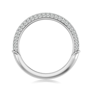 Diamond Band 0.5 ct tw Round 18k White Gold