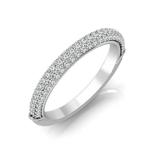 Diamond Band 0.5 ct tw Round 18k White Gold