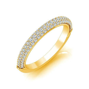 Diamond Band 0.5 ct tw Round 14k Yellow Gold