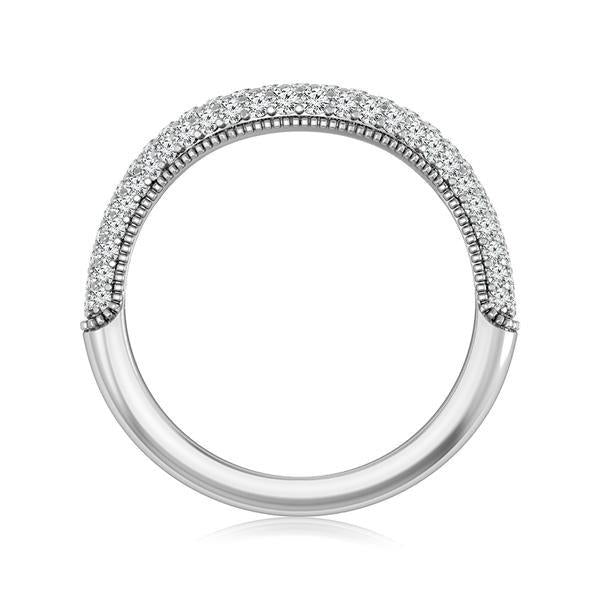 Diamond Band 0.5 ct tw Round 14k White Gold