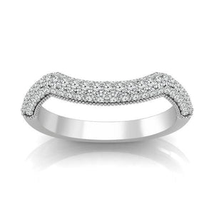 Diamond Band 0.5 ct tw Round 18k White Gold