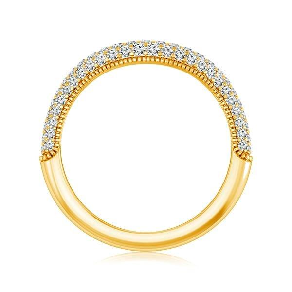 Diamond Band 0.5 ct tw Round 18k Yellow Gold