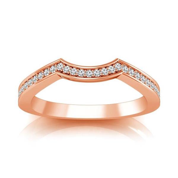 Diamond Band 0.13 ct tw Round 14k Rose Gold