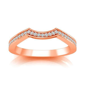 Diamond Band 0.13 ct tw Round 18k Rose Gold