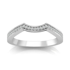 Diamond Band 0.13 ct tw Round 18k White Gold