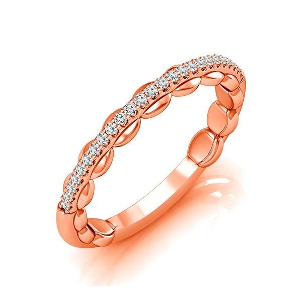 Diamond Band 0.13 ct tw Round 14k Rose Gold