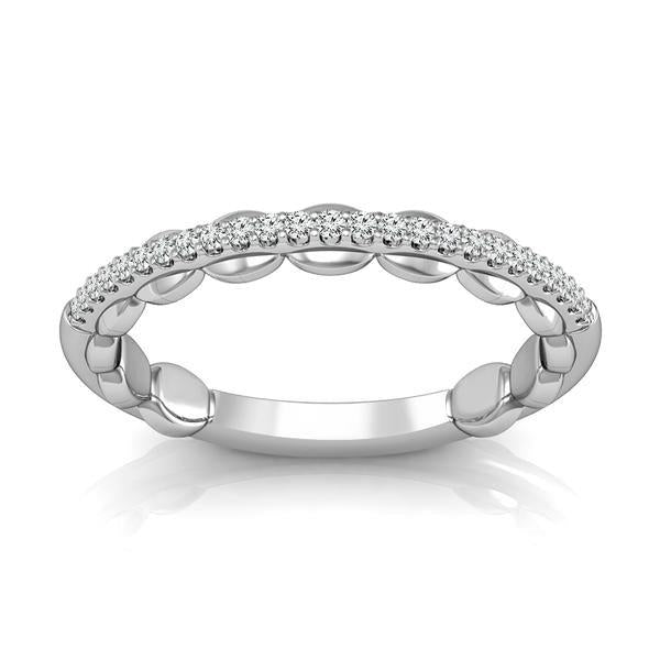 Diamond Band 0.13 ct tw Round 14k White Gold