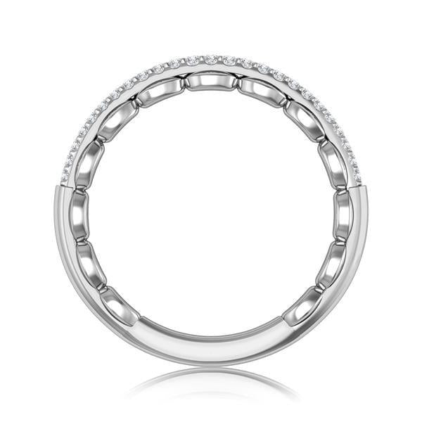 Diamond Band 0.13 ct tw Round 14k White Gold