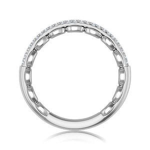 Diamond Band 0.13 ct tw Round 14k White Gold