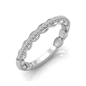 Diamond Band 0.13 ct tw Round 14k White Gold