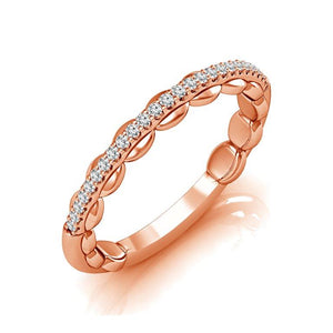 Diamond Band 0.13 ct tw Round 18k White Gold