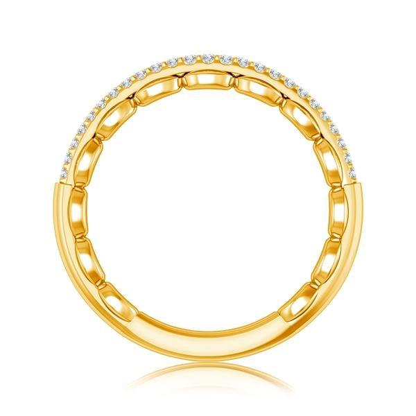 Diamond Band 0.13 ct tw Round 14k Yellow Gold