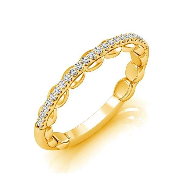 Diamond Band 0.13 ct tw Round 18k Yellow Gold