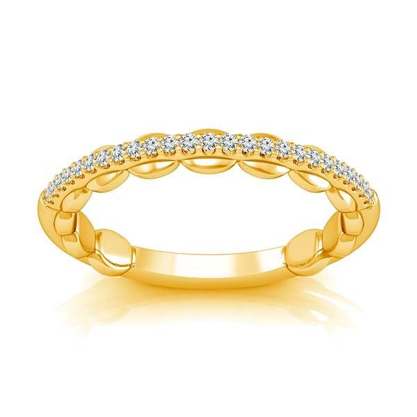Diamond Band 0.13 ct tw Round 18k Yellow Gold