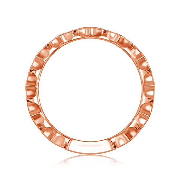 Diamond Band 0.1 ct tw Round 18k Rose Gold