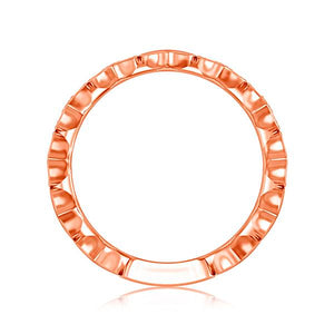 Diamond Band 0.1 ct tw Round 18k Rose Gold