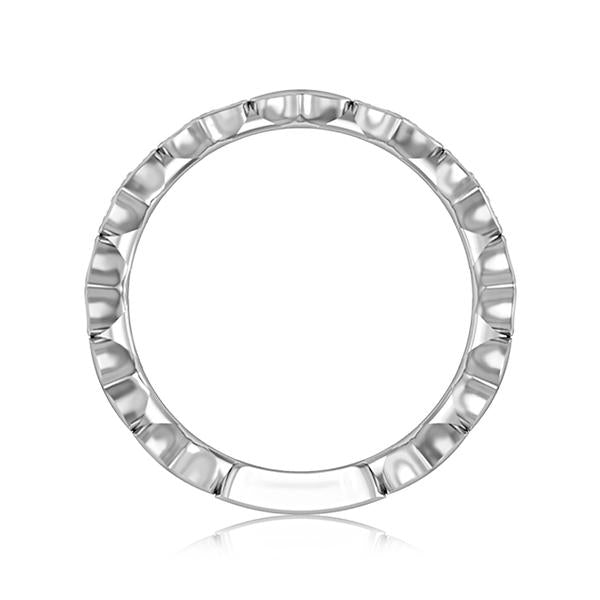 Diamond Band 0.1 ct tw Round 14k White Gold