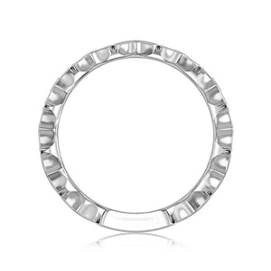 Diamond Band 0.1 ct tw Round 18k White Gold