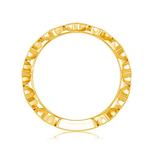 Diamond Band 0.1 ct tw Round 18k Yellow Gold