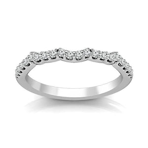 Diamond Band 0.2 ct tw Round 14k White Gold