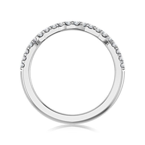 Diamond Band 0.2 ct tw Round 14k White Gold