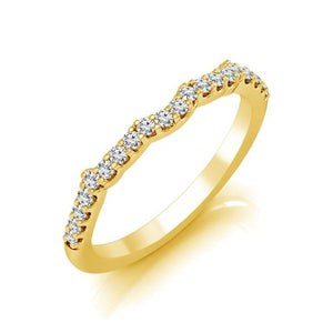 Diamond Band 0.2 ct tw Round 14k White Gold