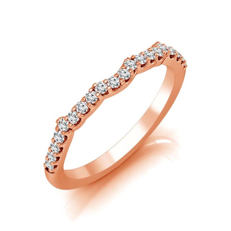 Diamond Band 0.2 ct tw Round 14k White Gold