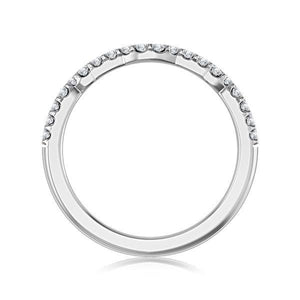 Diamond Band 0.2 ct tw Round 18k White Gold