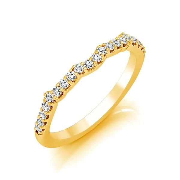 Diamond Band 0.2 ct tw Round 18k Yellow Gold
