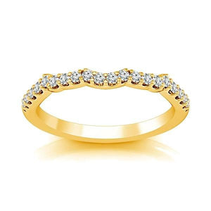 Diamond Band 0.2 ct tw Round 18k Yellow Gold