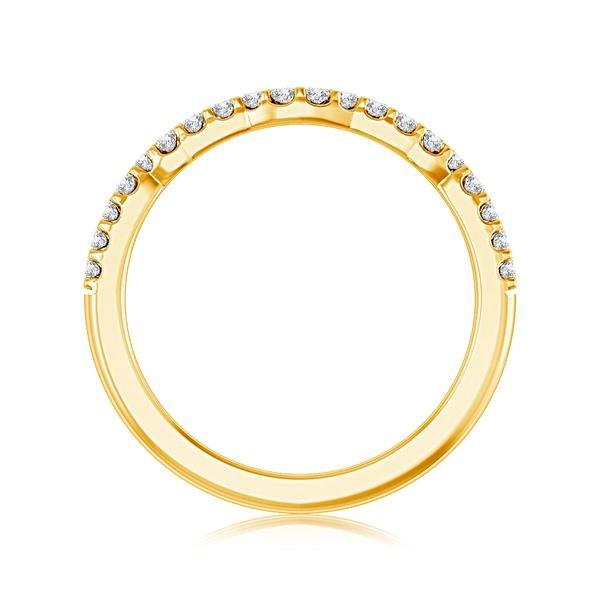 Diamond Band 0.2 ct tw Round 18k Yellow Gold