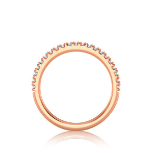 Diamond Band 0.25 ct tw Round 14k Rose Gold