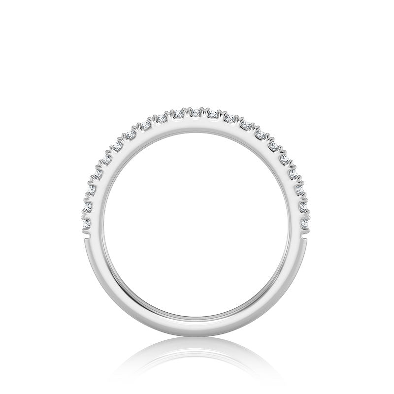 Diamond Band 0.25 ct tw Round 18k White Gold