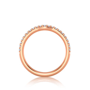 Diamond Band 0.25 ct tw Round 14k Rose Gold