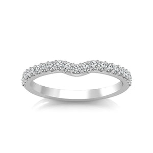 Diamond Band 0.25 ct tw Round 18k White Gold