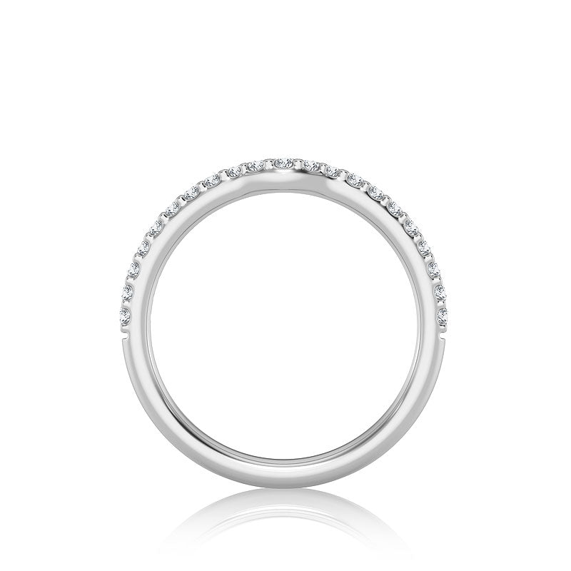 Diamond Band 0.25 ct tw Round 18k White Gold