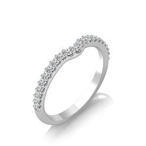 Diamond Band 0.25 ct tw Round 18k White Gold