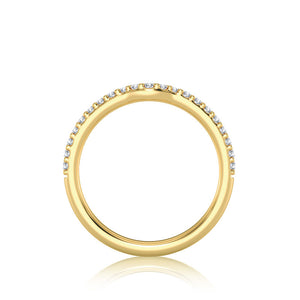 Diamond Band 0.25 ct tw Round 18k Yellow Gold