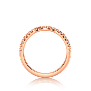 Diamond Band 0.20 ct tw Round 14k Rose Gold
