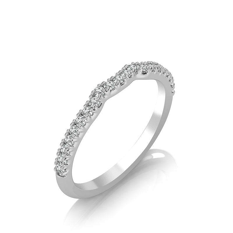 Diamond Band 0.20 ct tw Round 14k White Gold