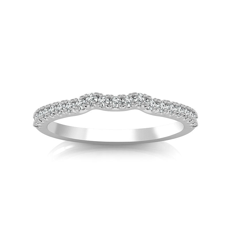 Diamond Band 0.20 ct tw Round 14k White Gold