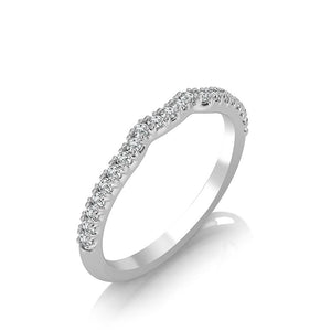 Diamond Band 0.20 ct tw Round 14k White Gold