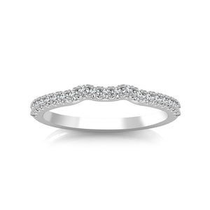 Diamond Band 0.20 ct tw Round 18k White Gold