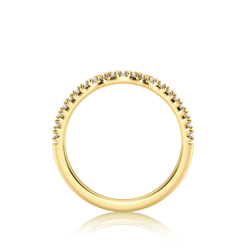 Diamond Band 0.20 ct tw Round 14k Yellow Gold