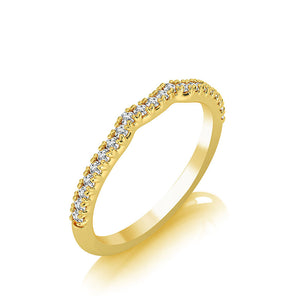 Diamond Band 0.20 ct tw Round 14k Yellow Gold
