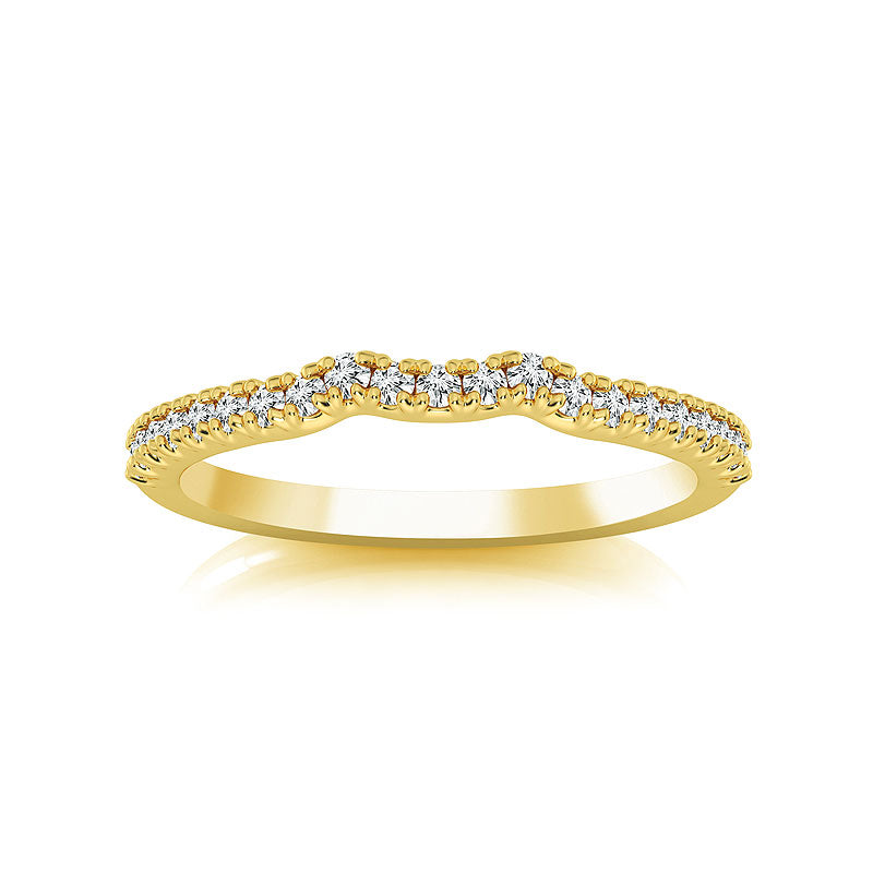 Diamond Band 0.20 ct tw Round 18k Yellow Gold